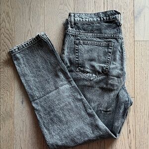 Zara Moms Gray Jeans